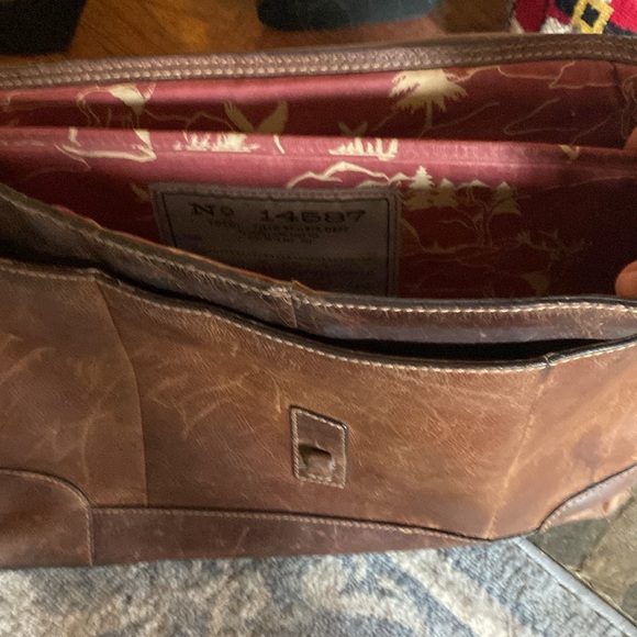FOSSIL CROSSBODY LAPTOP CASE “FIELD SATCHEL” - Picture 3 of 4